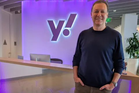 Yahoo CEO Jim Lanzone with AI Scout launch